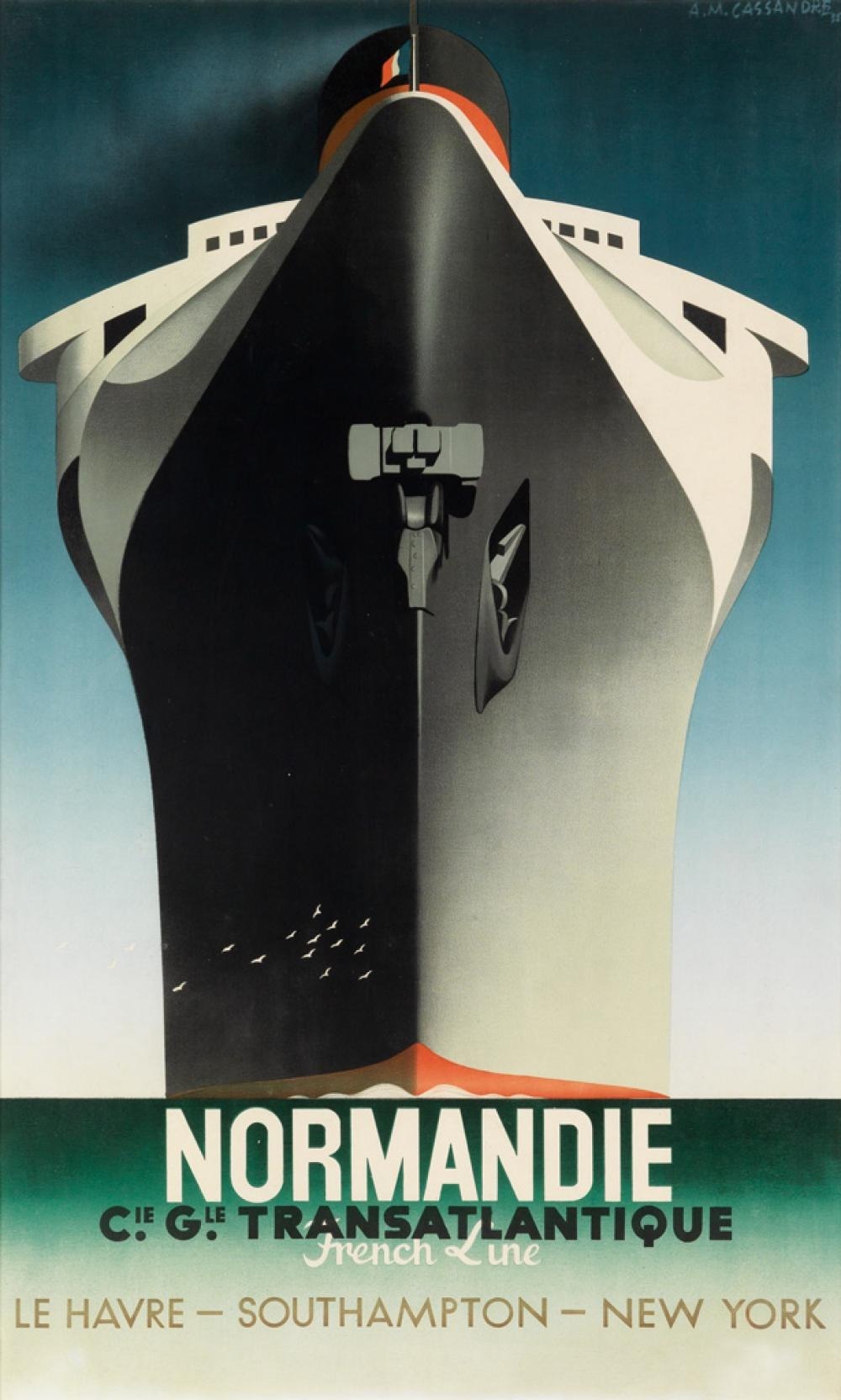 A. M. Cassandre, Normandie, 1935