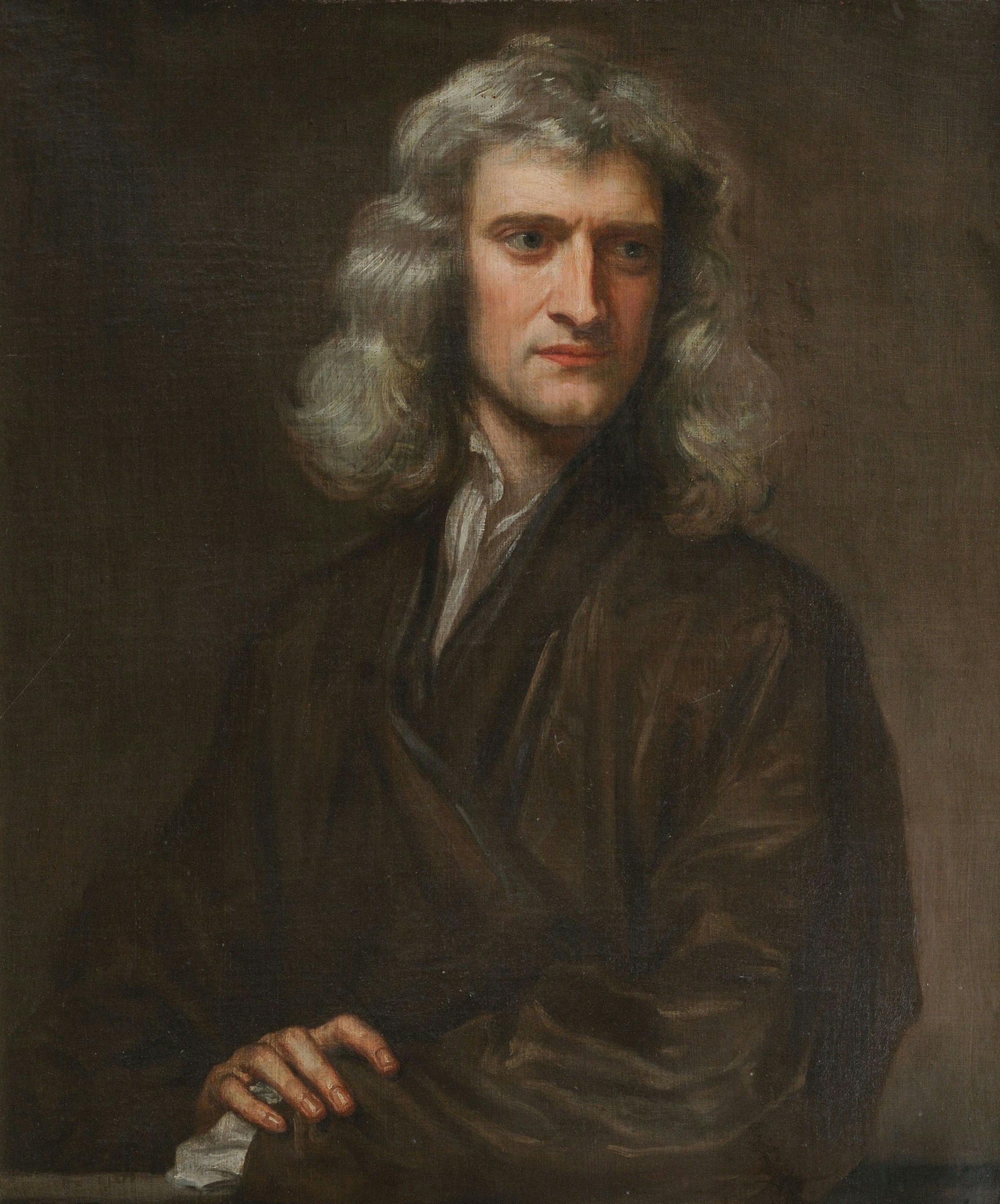 Portret van Isaac Newton