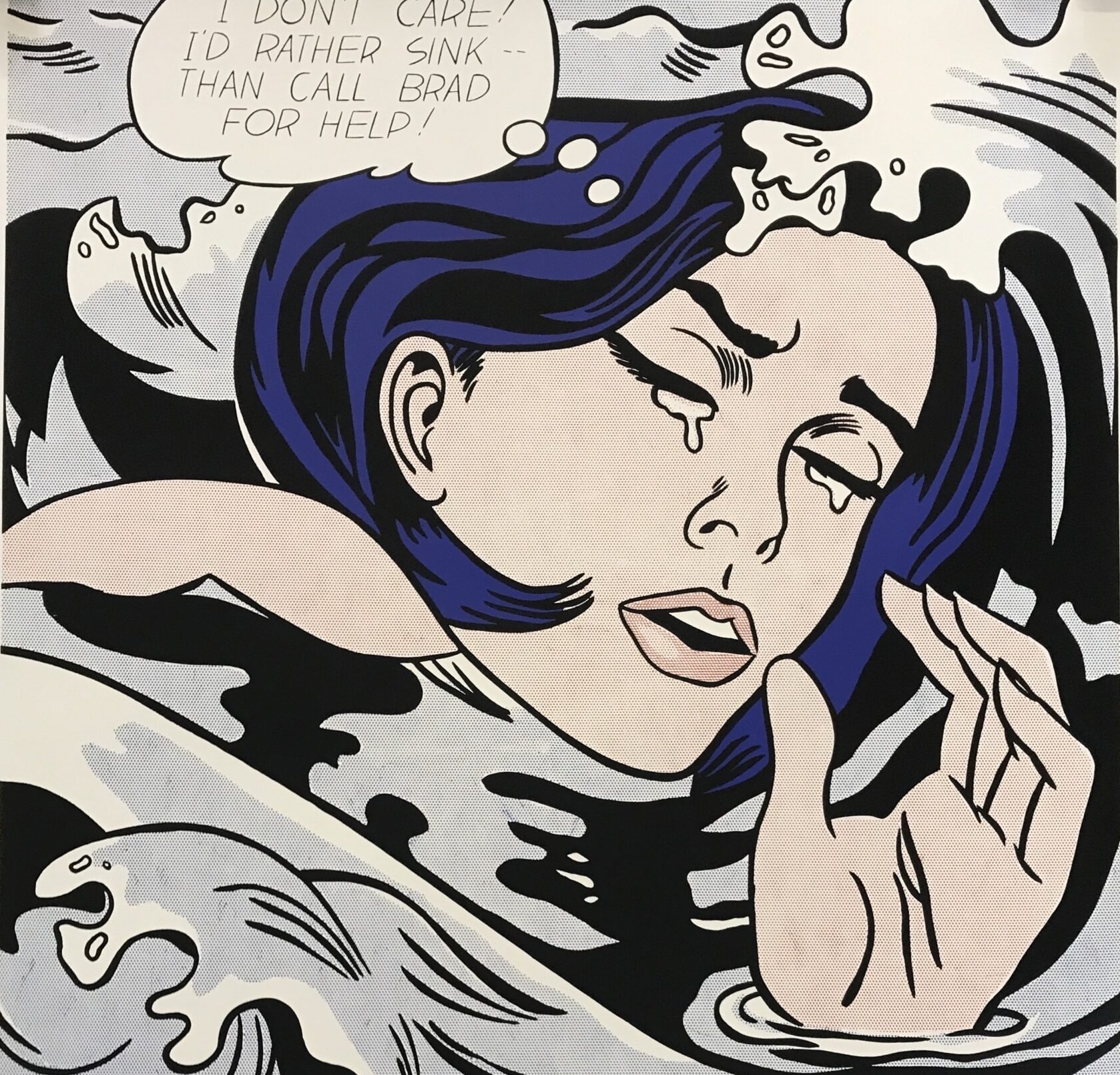 Roy Lichtenstein, Drowning Girl, 1963