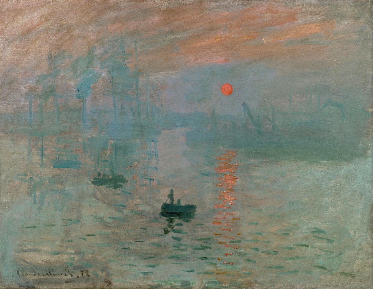 Impression, Sunrise was painted by Claude Monet in 1872.