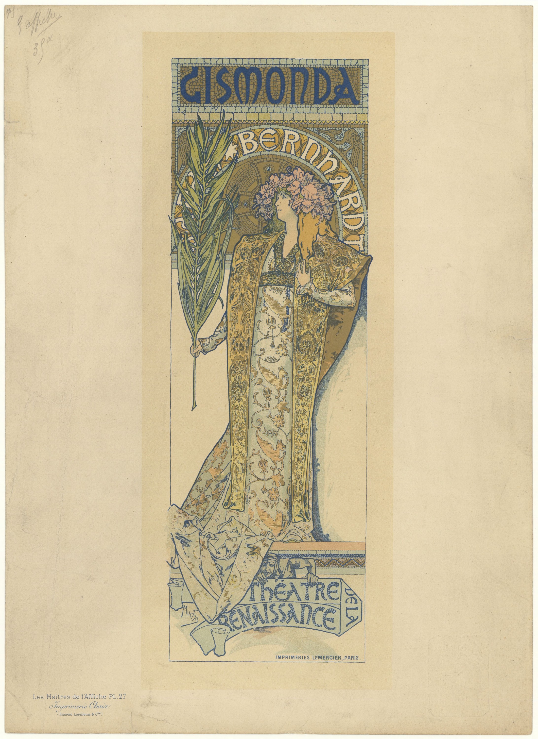 Alphonse Mucha, Gismonda, 1894