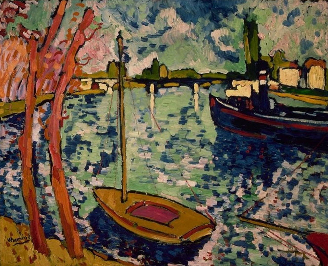 Maurice de Vlaminck, The Seine at Chatou, 1906