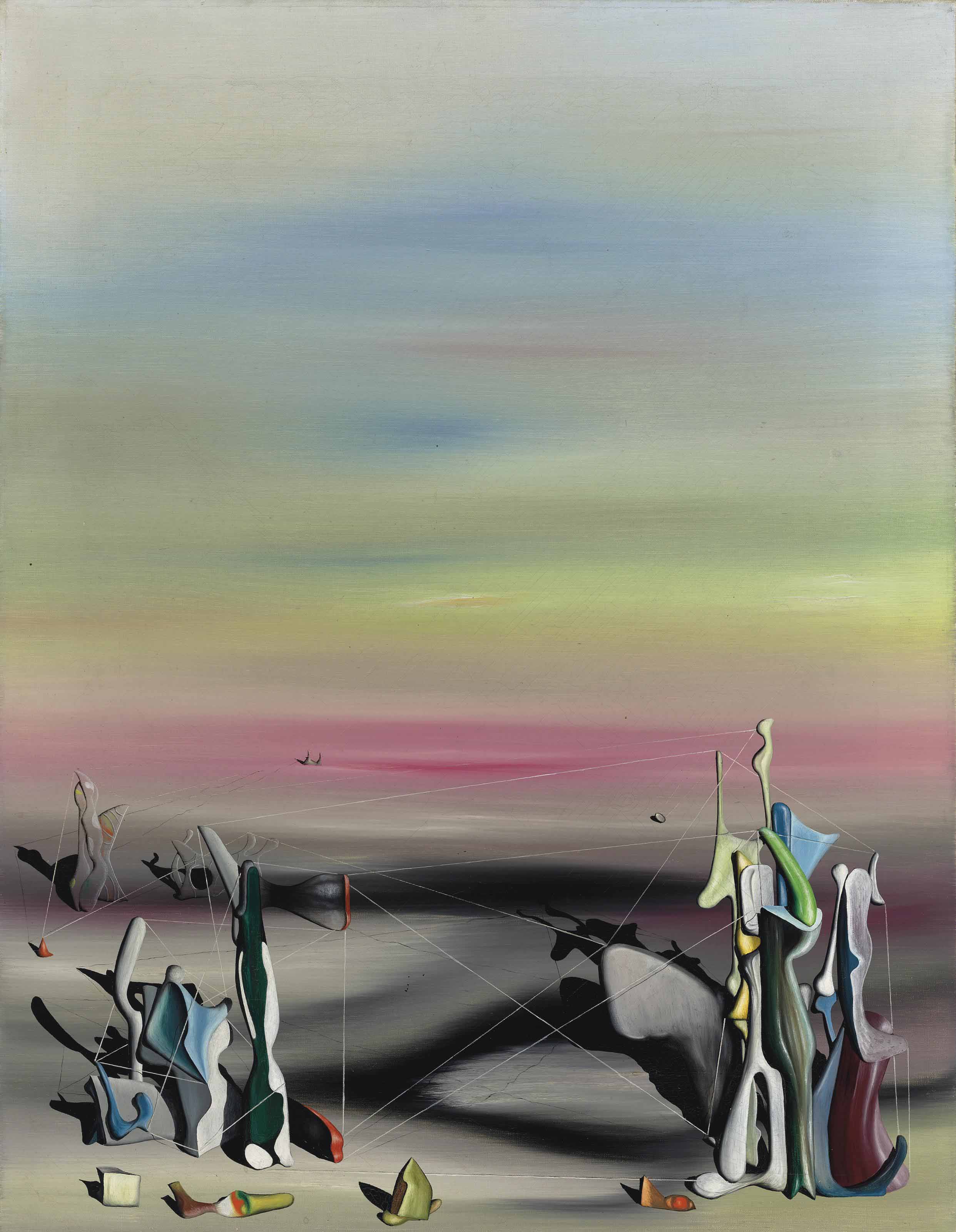 Light Loneliness was painted by Yves Tanguy in 1940.