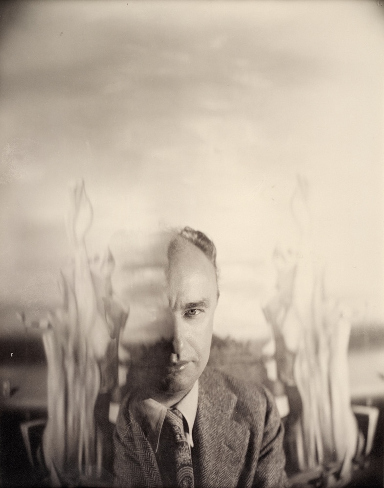 Portrait photograph of the French-American painter Yves Tanguy