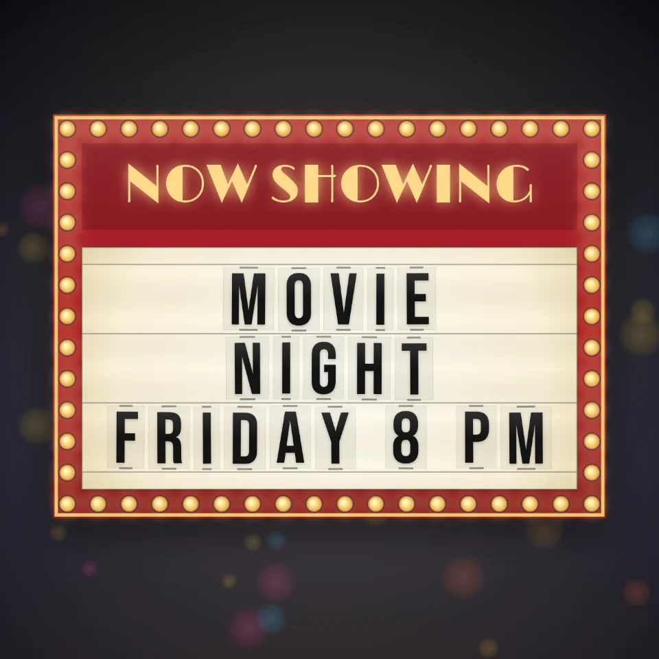 PictorX feature - Cinema Marquee Sign