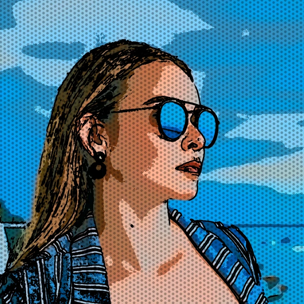 Verander een foto in strippanelen-voorbeeld in PictorX