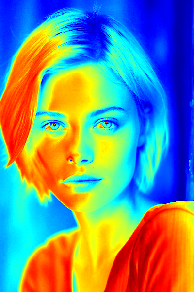 Heatmap photo effect preview