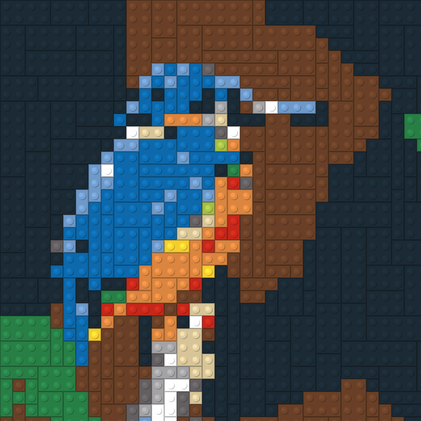 Lego Mosaic photo effect preview