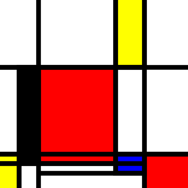 Mondriaan photo effect preview