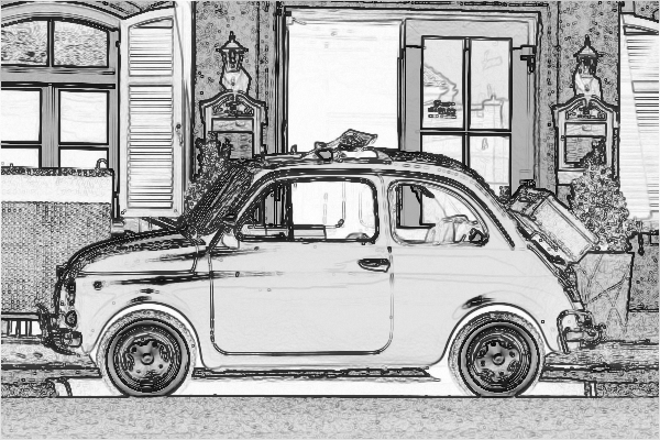 Pencil Sketch photo effect preview