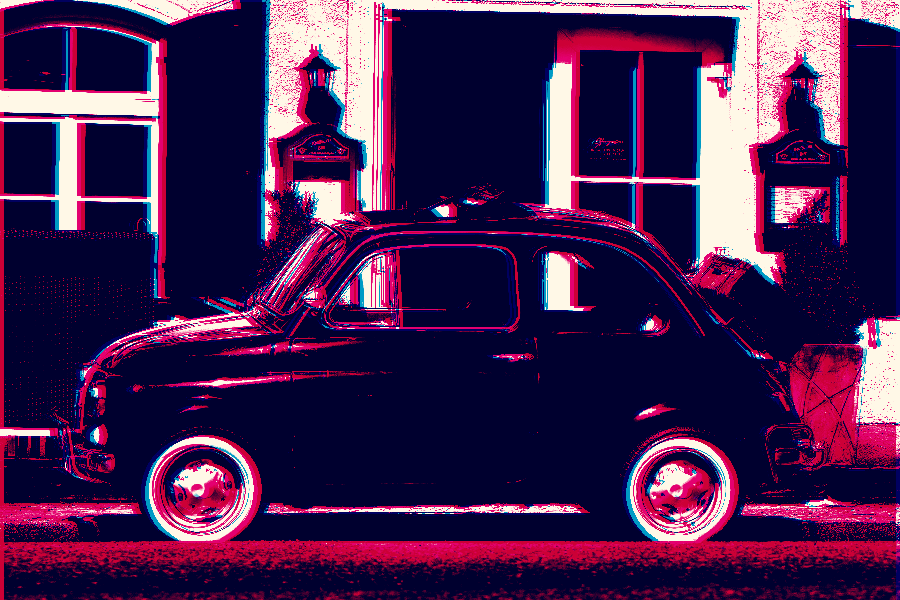 Pop Art Riso photo effect preview