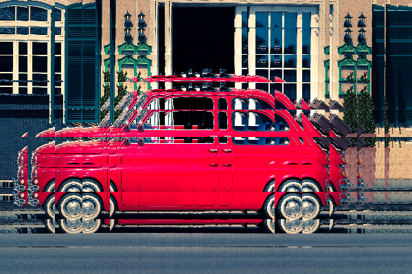 Refracted Glass photo effect preview
