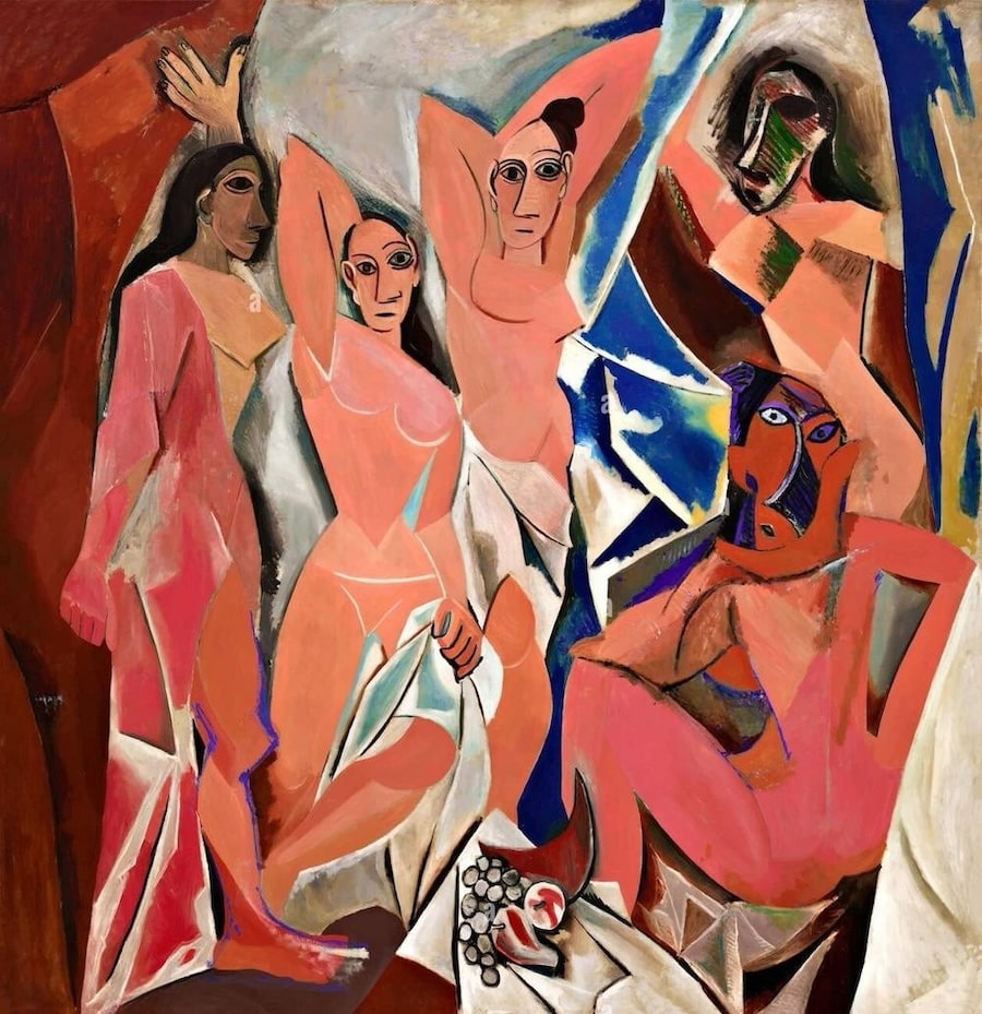 Les Demoiselles d'Avignon (1907) by Pablo Picasso