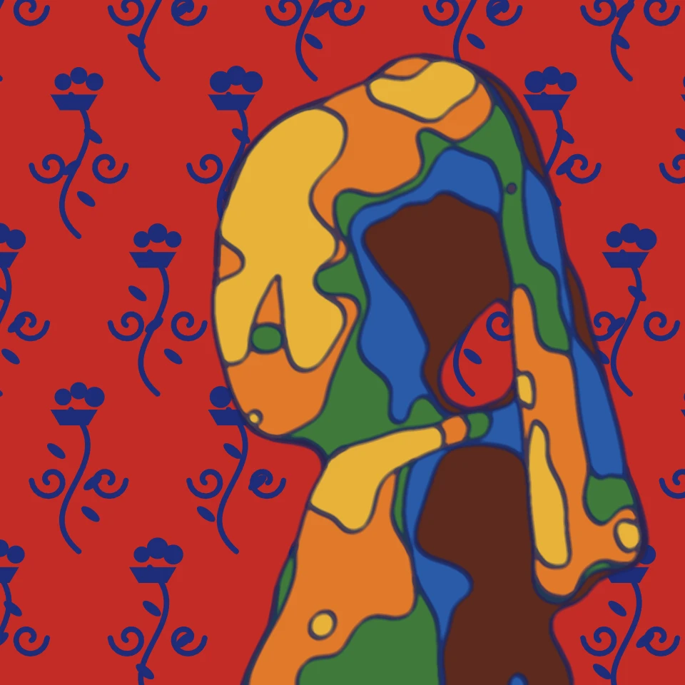 Matisse photo filter - cut-outs, Fauve colour and line example in PictorX