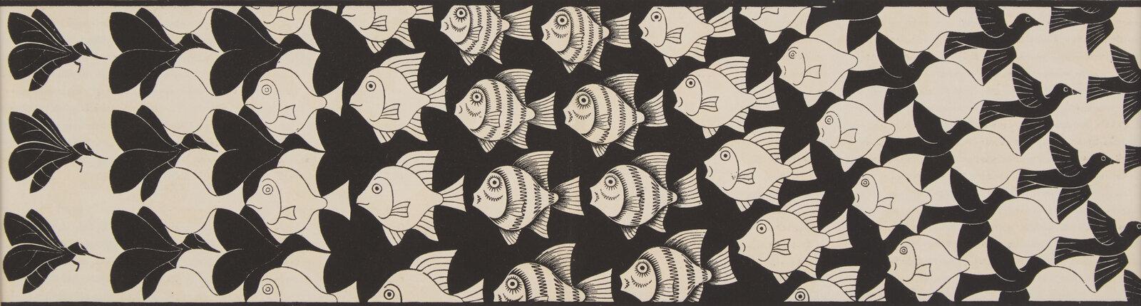 M.C. Escher, Metamorphosis II (1940)