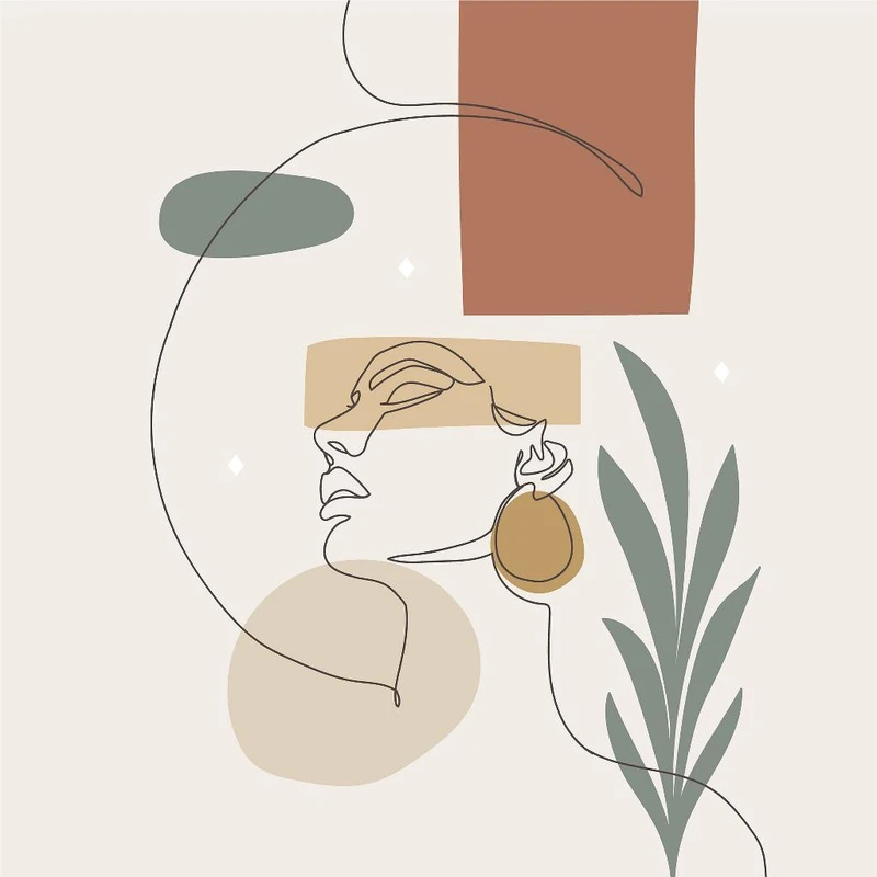 Minimalistic art — hard-edged geometric forms