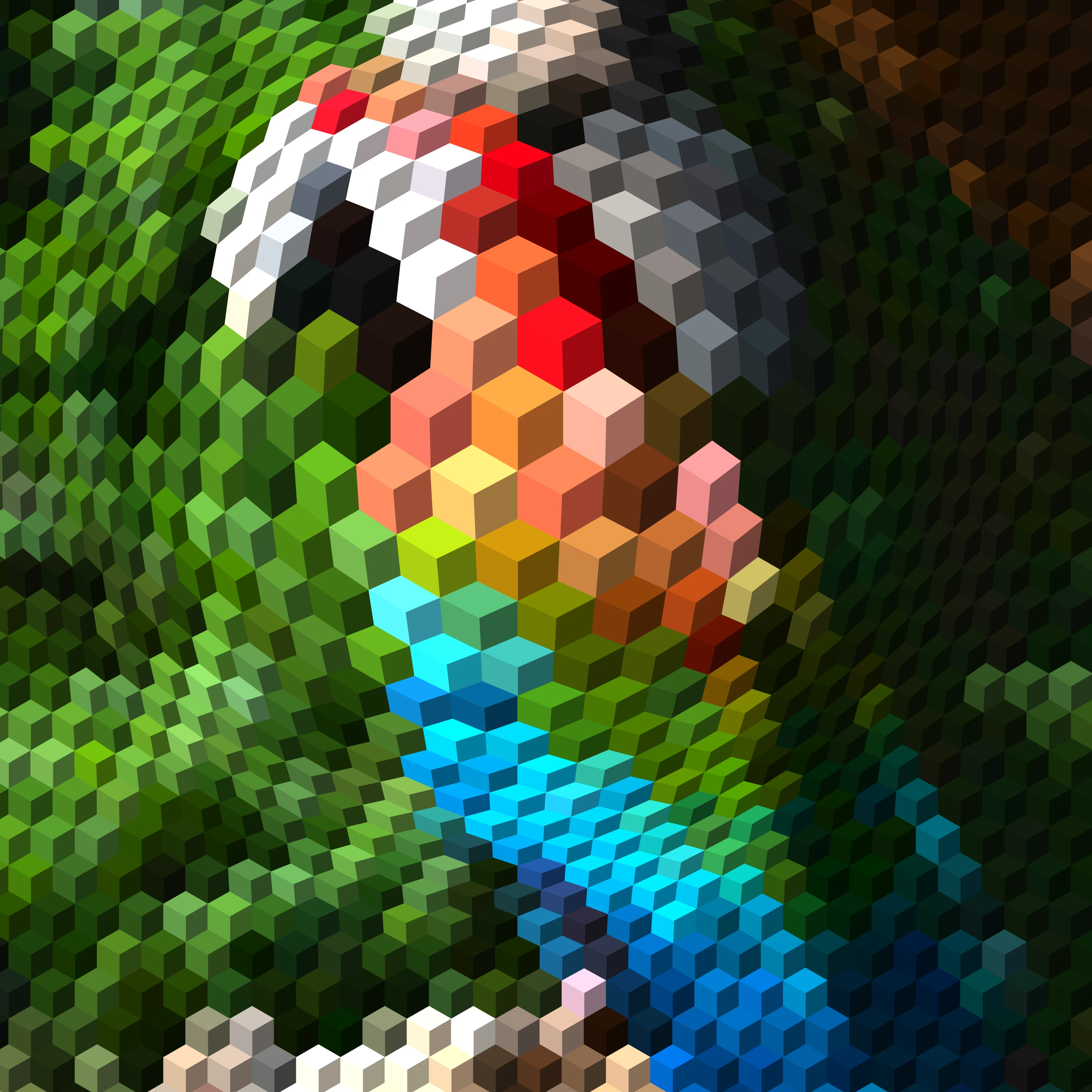 Op Art: your photo as an optical illusion example in PictorX