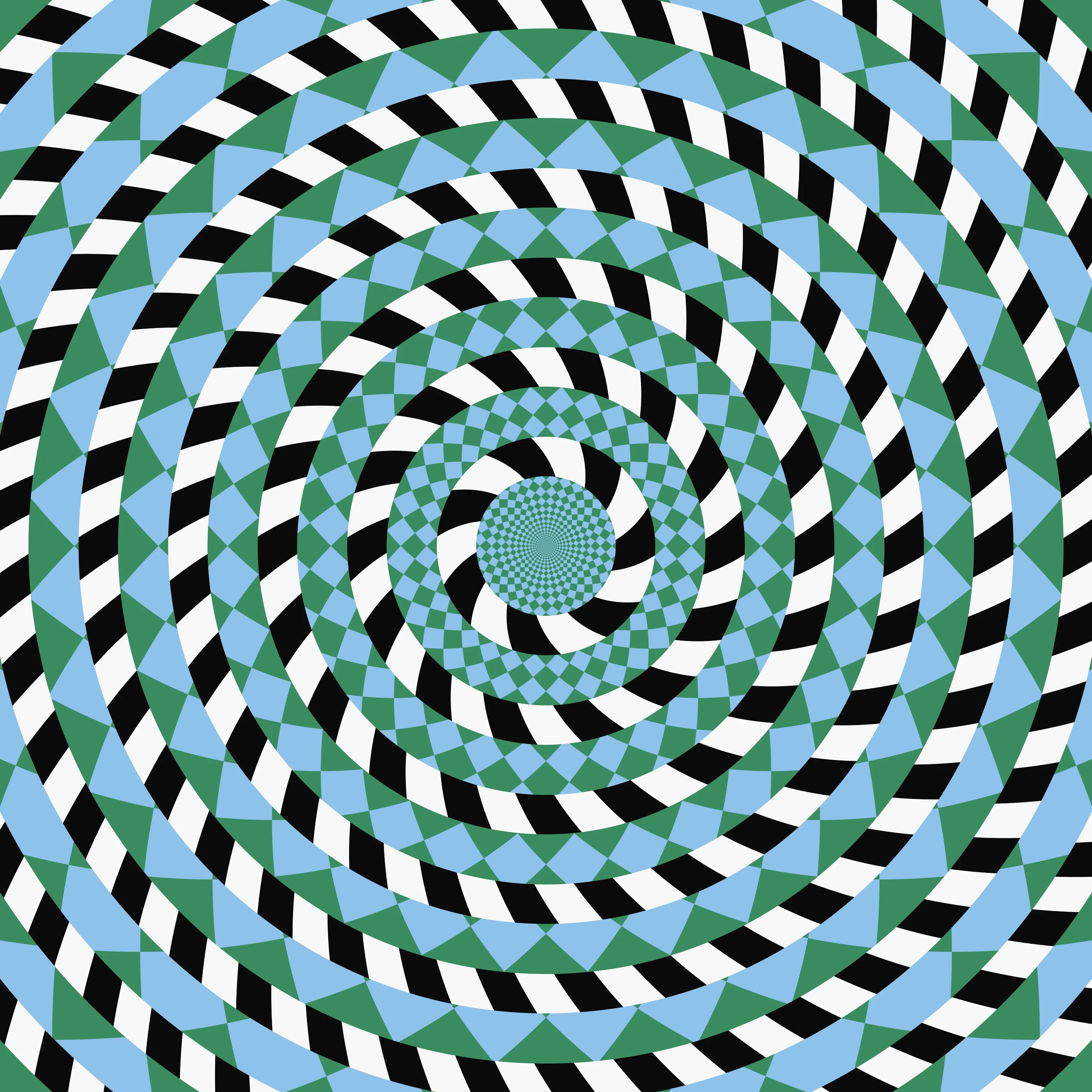 Optical illusions example in PictorX
