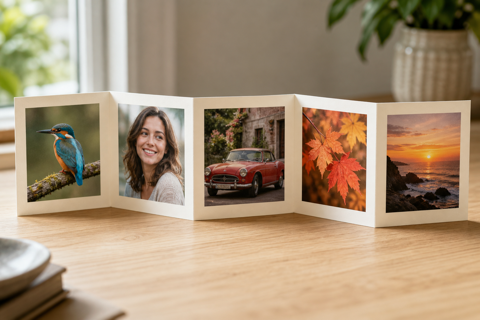 Fotofold collagemaker-voorbeeld in PictorX