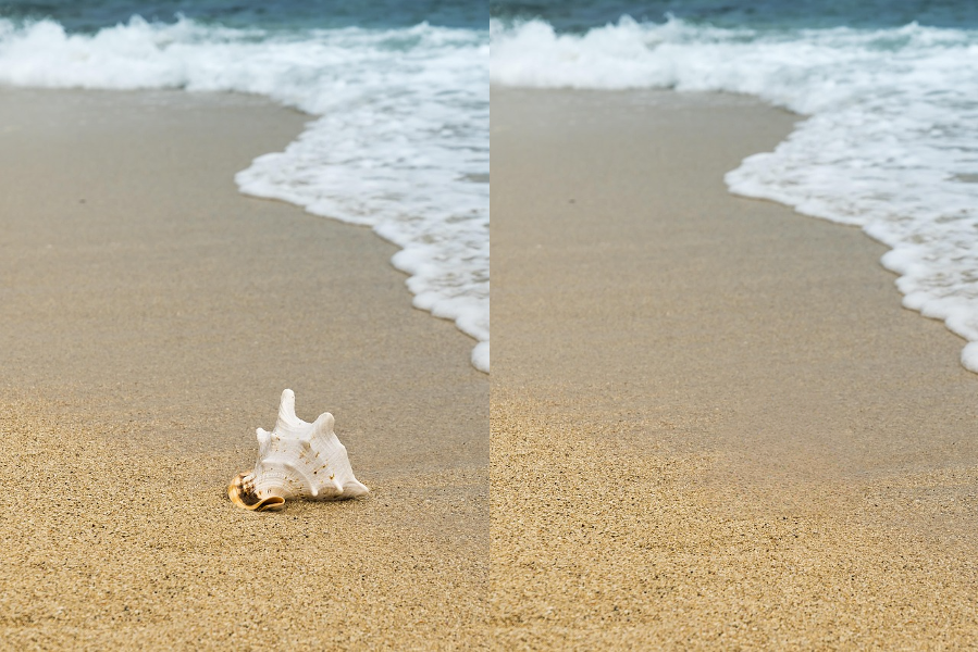 AI object removal — Pictorx photo editor feature