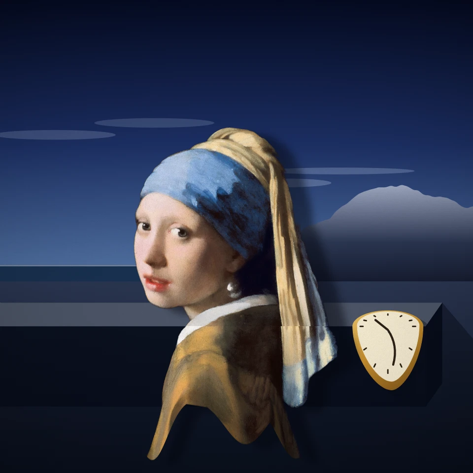 Salvador Dalí photo filter example in PictorX