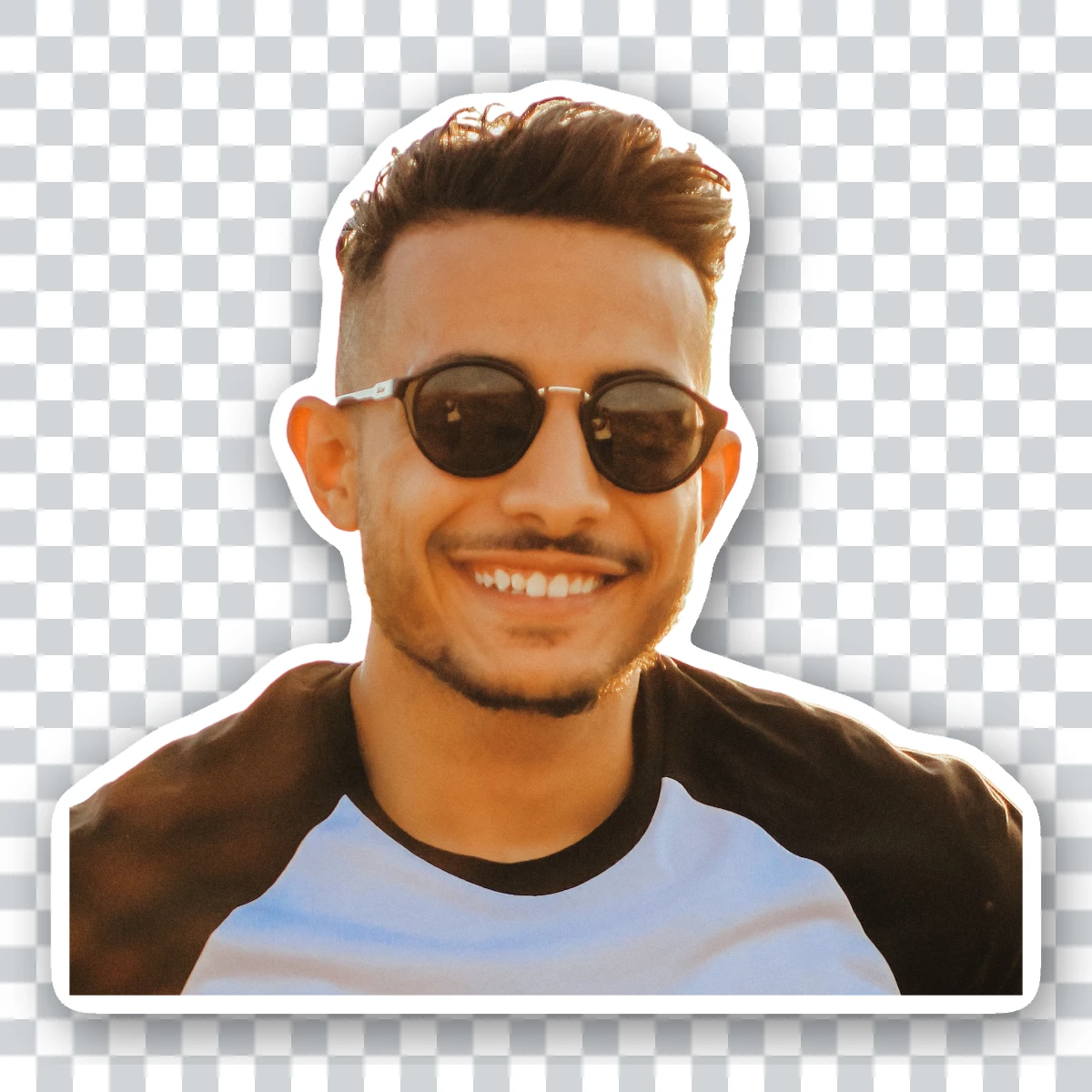 Maak een uitgesneden sticker van elke foto-voorbeeld in PictorX