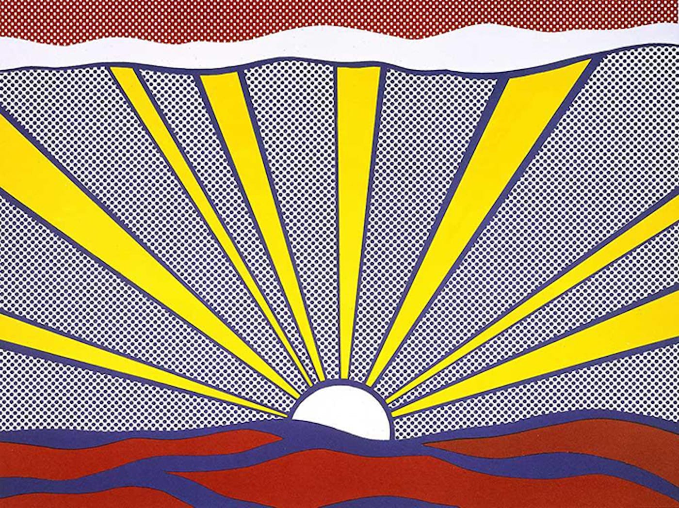 Sunrise 1965 van Roy Lichtenstein