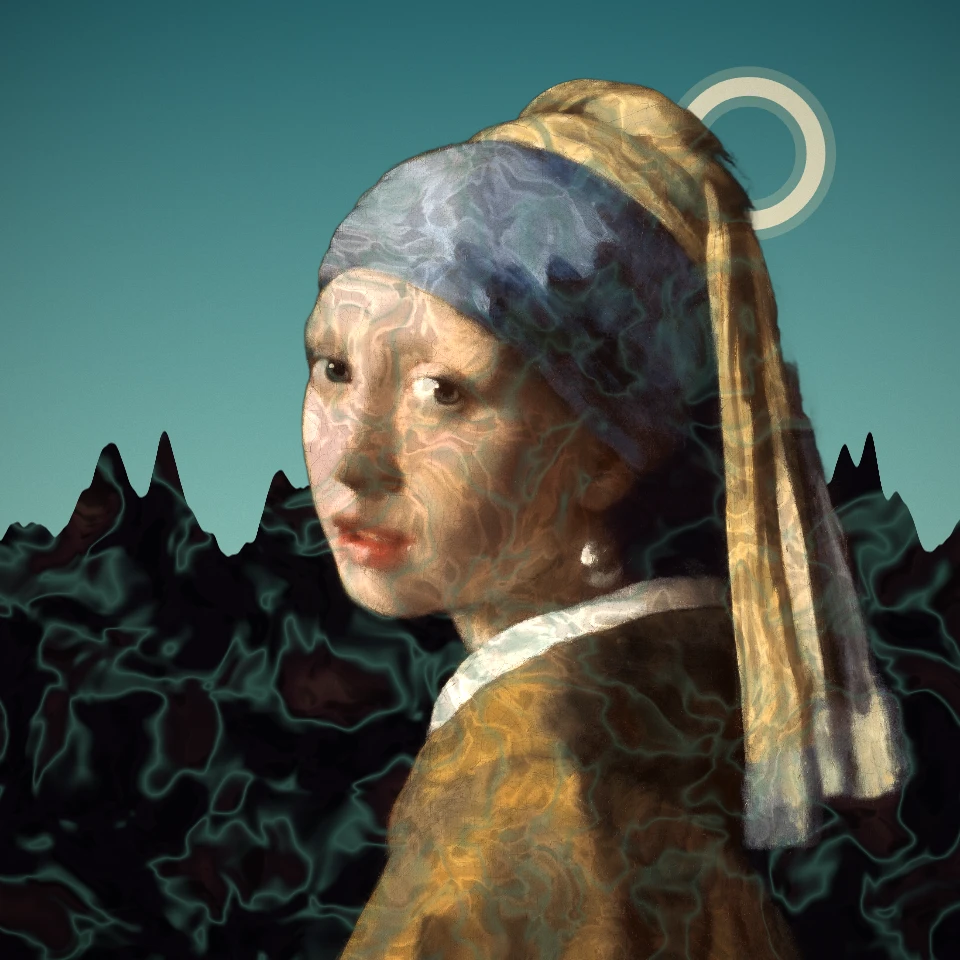 Surrealism photo filter example in PictorX