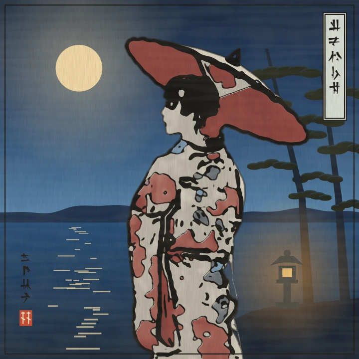 Ukiyo-e photo filter example in PictorX