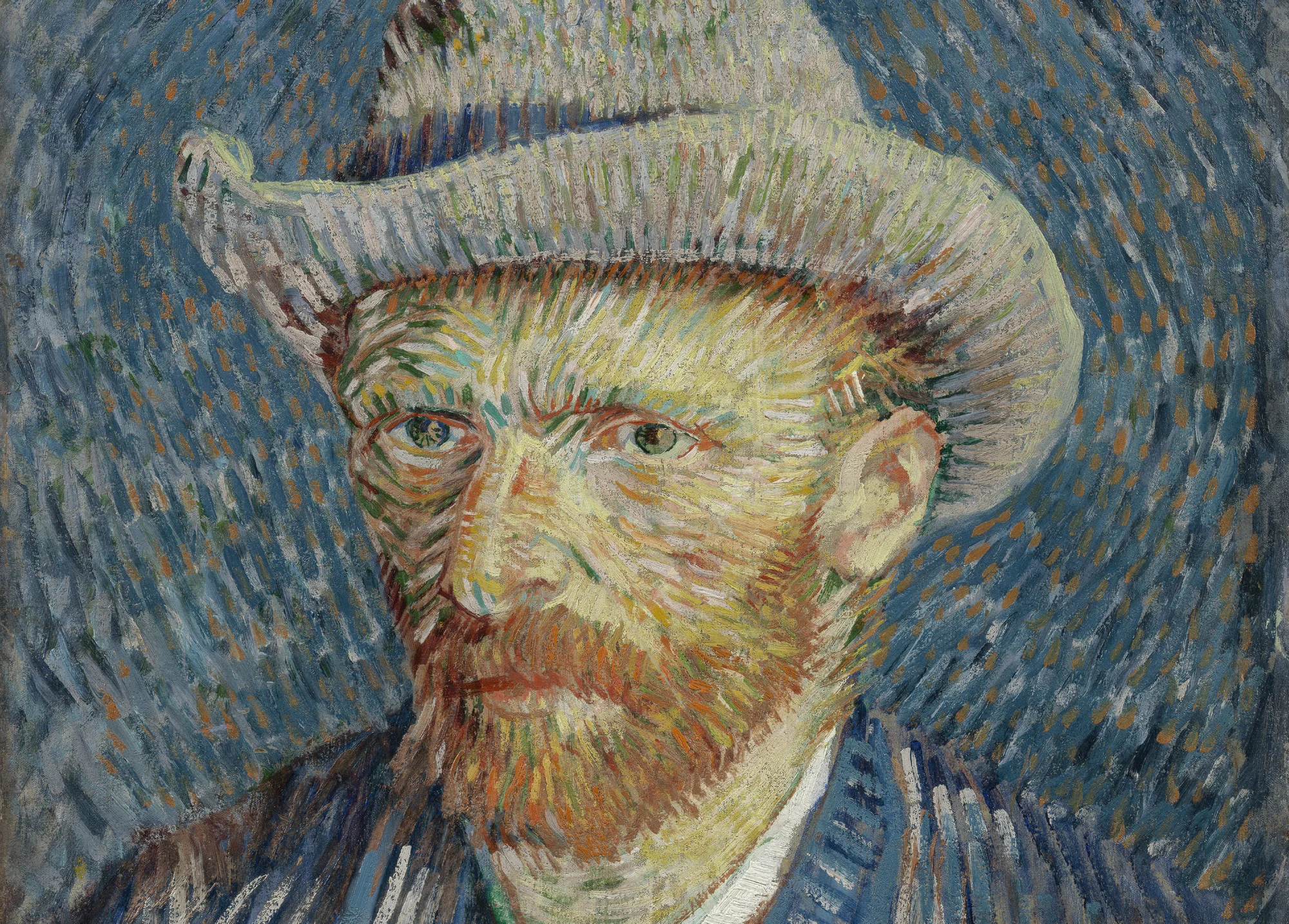 Self-portrait of Vincent van Gogh