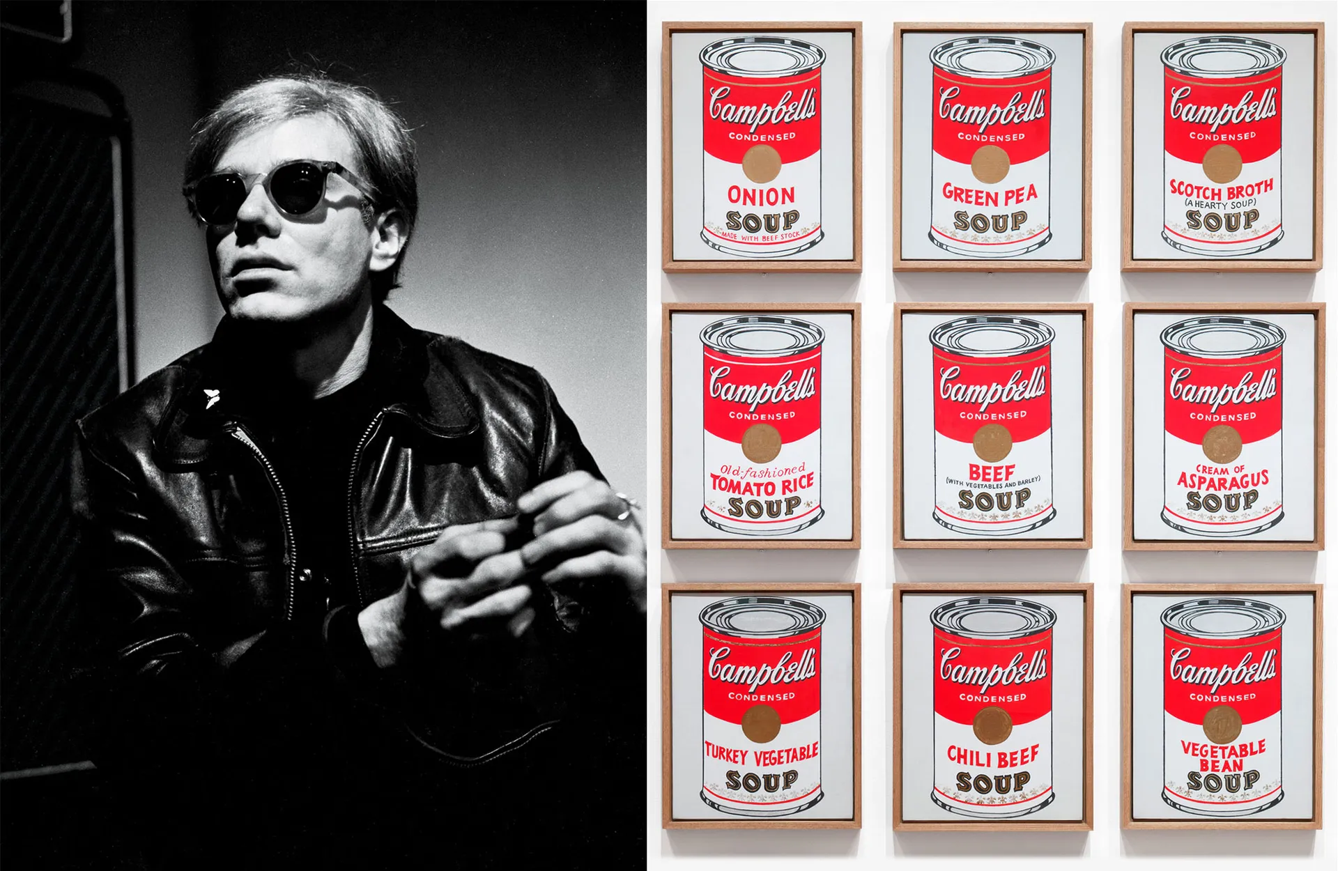 Portret grilă de culoare Warhol în XRBrand5X