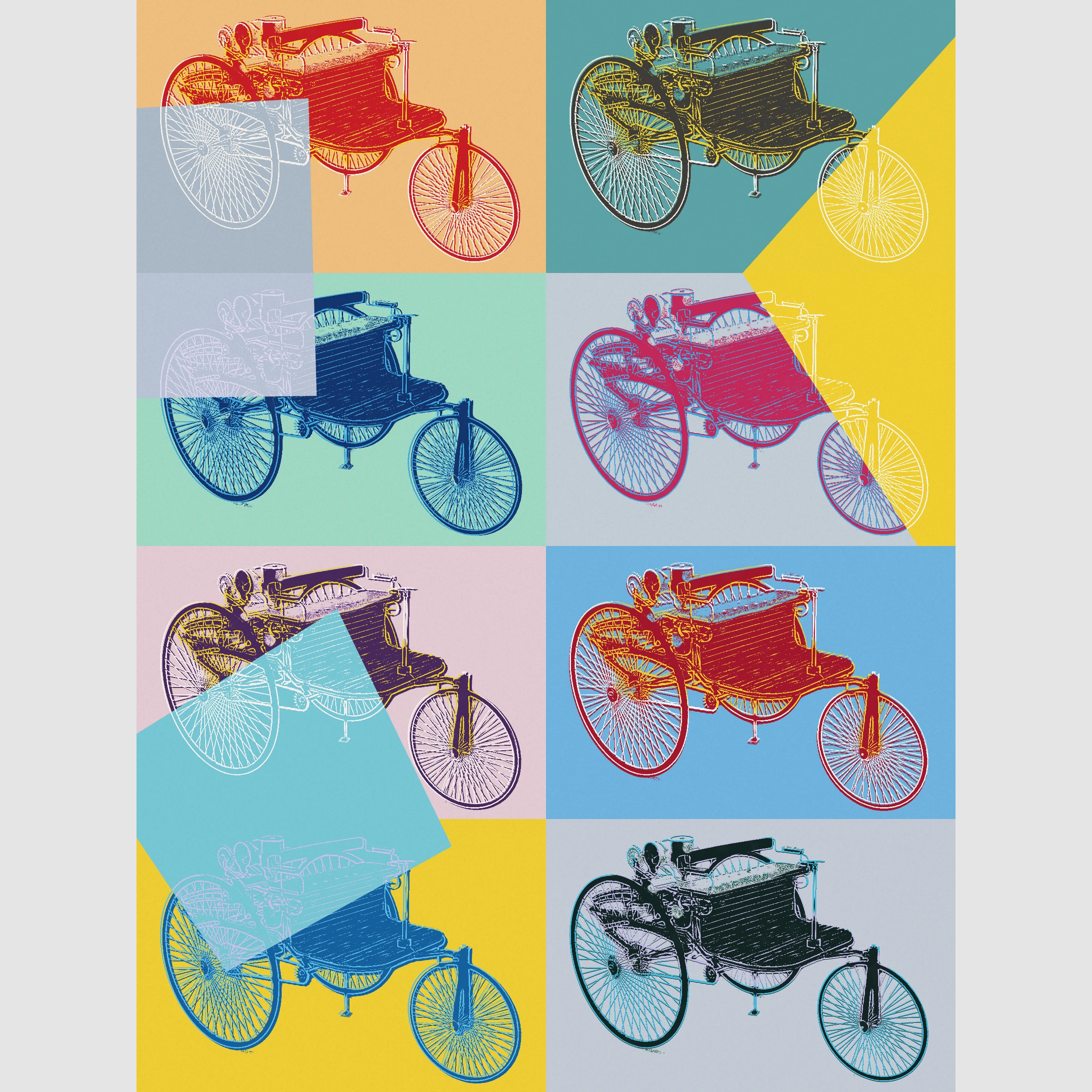 Ví dụ Benz Patent-Motorwagen (1886), 1986 trong PictorX