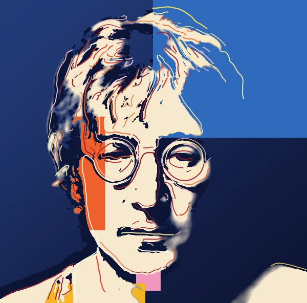 Ví dụ John Lennon, 1985 trong PictorX