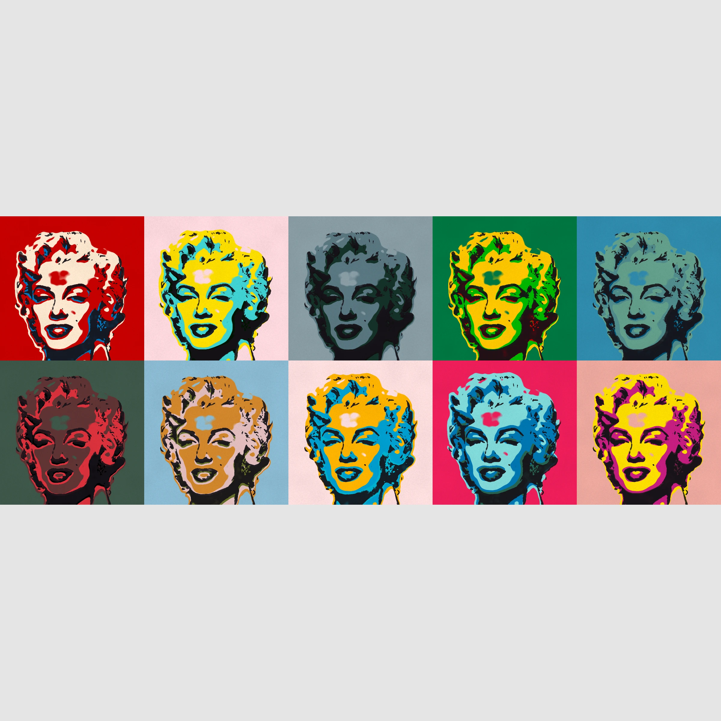 Ví dụ Mười Marilyn, 1967 trong PictorX