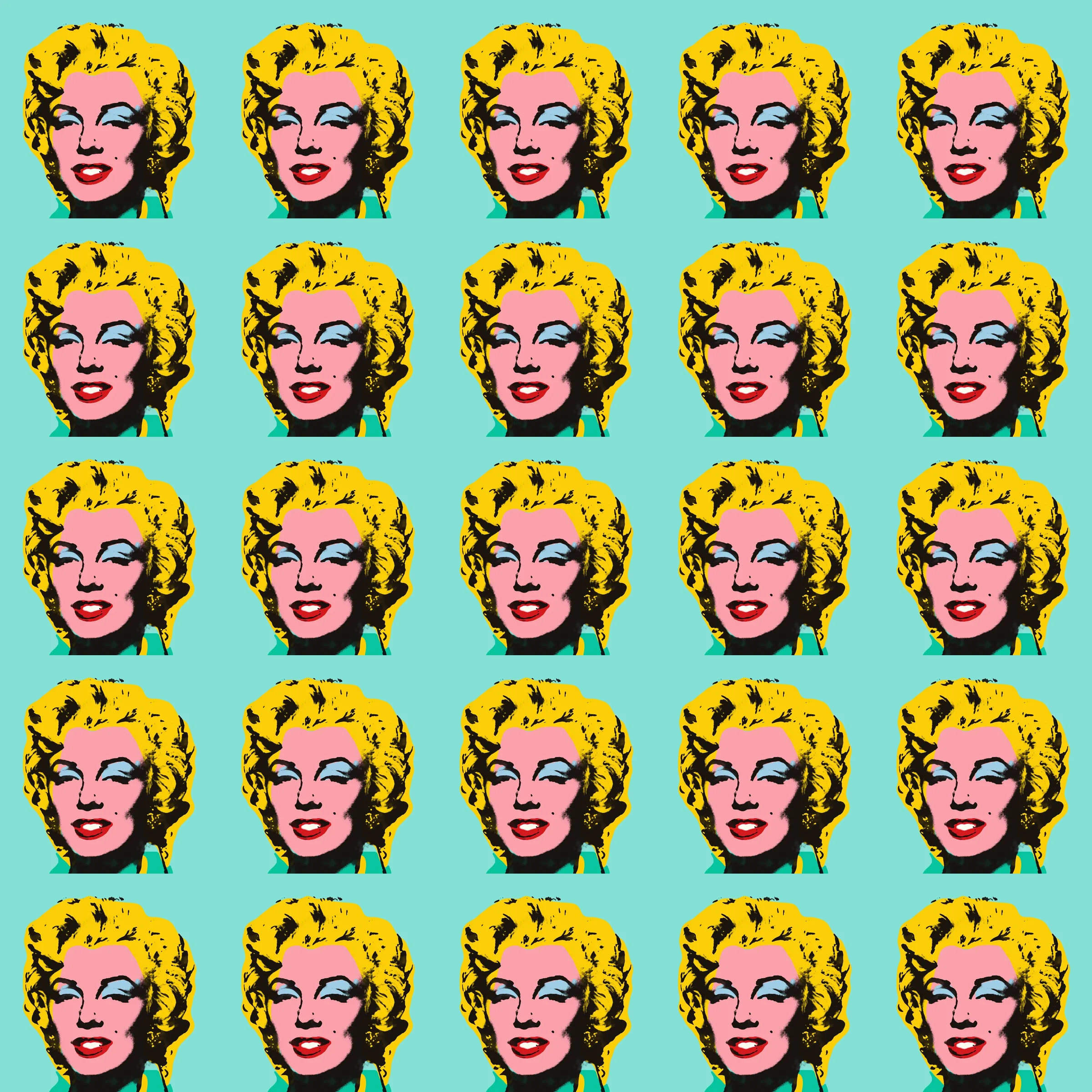 Ví dụ Hai mươi lăm Marilyn, 1967 trong PictorX