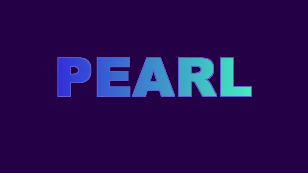 PictorX teksteffekt - Acid Pearl