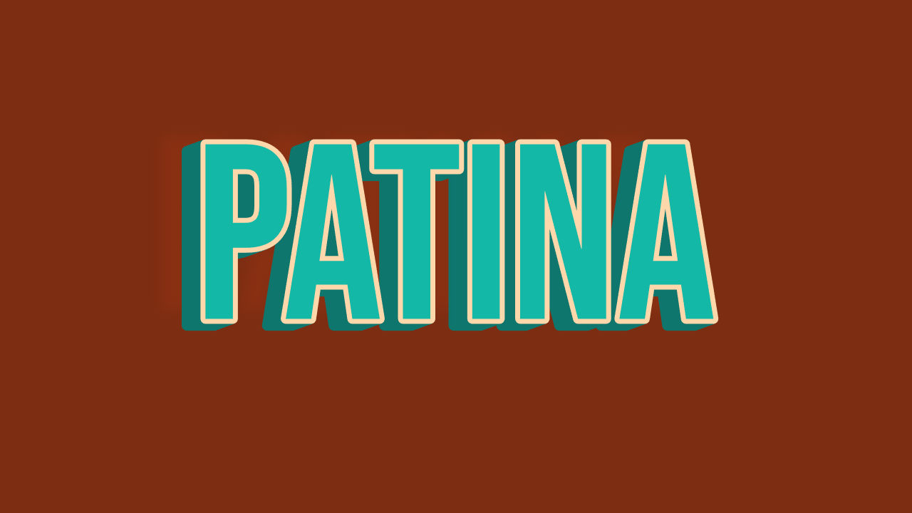PictorX teksteffekt - Copper Patina