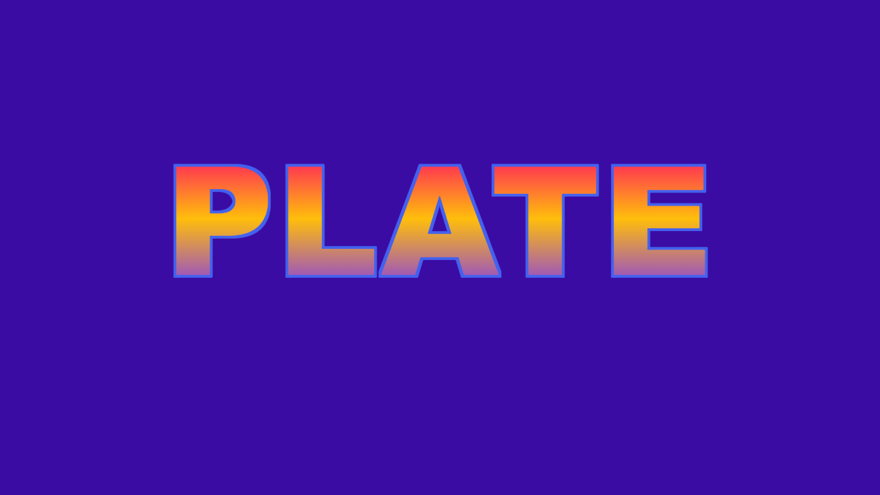 PictorX teksteffekt - Gradient Plate