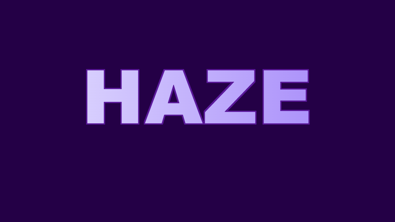 PictorX teksteffekt - Lavender Haze