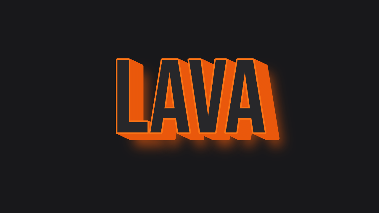 PictorX teksteffekt - Lava Magma