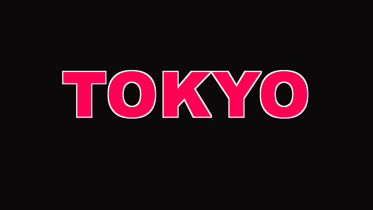 PictorX teksteffekt - Tokyo Flash