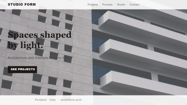 PictorX template - Architecture Firm Website