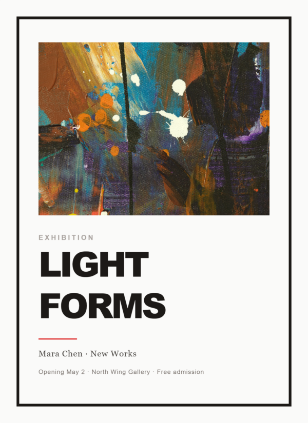 PictorX template - Art Gallery Poster