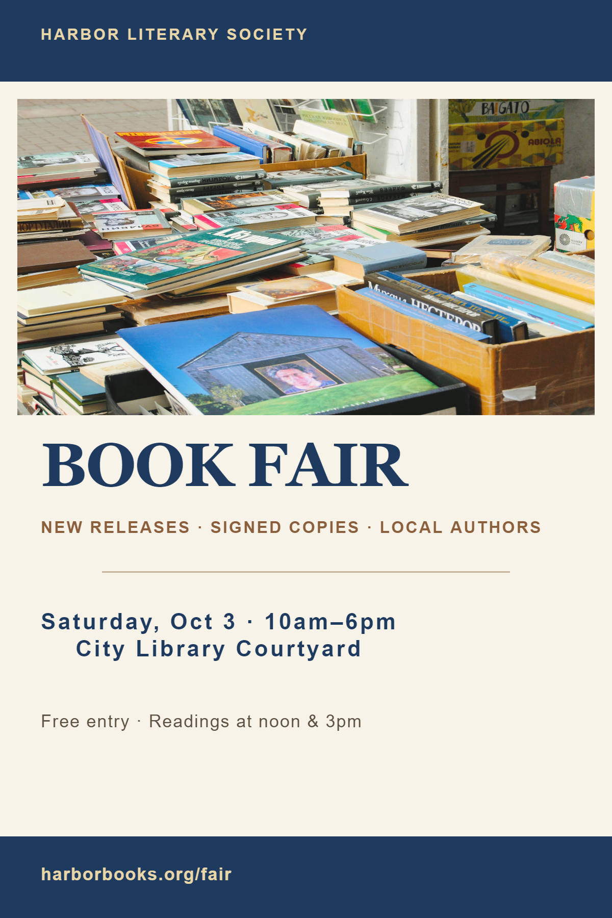 PictorX template - Book Fair Flyer