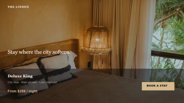 PictorX template - Boutique Hotel Website
