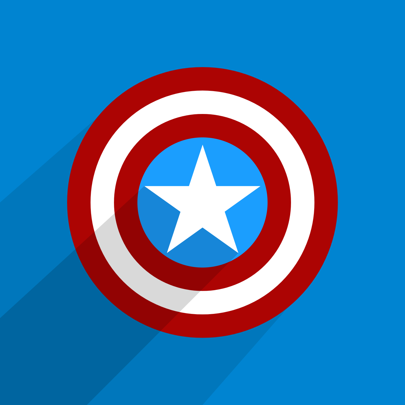 Captain America Shield photo editor template