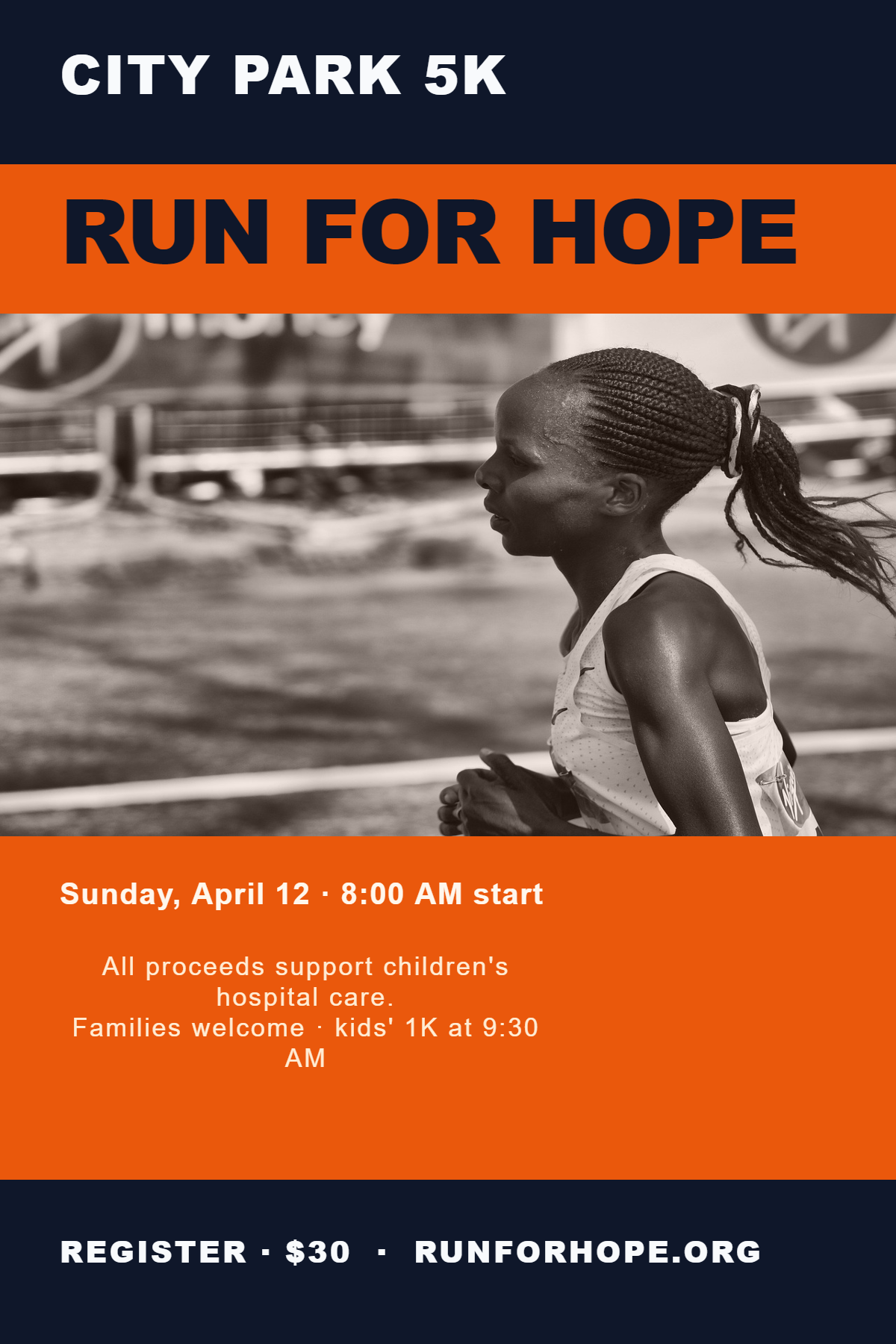 PictorX template - Charity Run Flyer