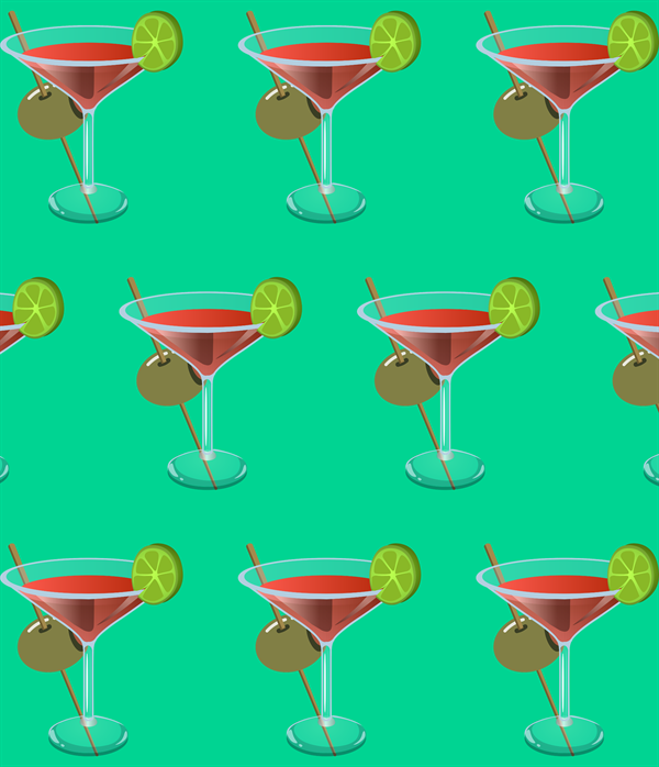 Cocktails photo editor template
