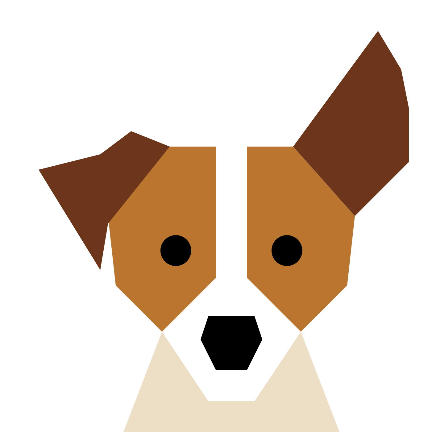 Dog photo editor template