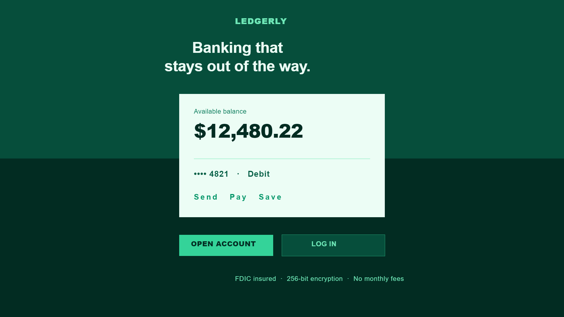 PictorX template - Fintech Bank Website